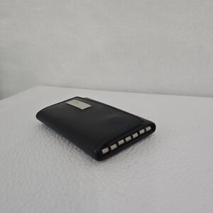 FENDI Black Leather Card Holder